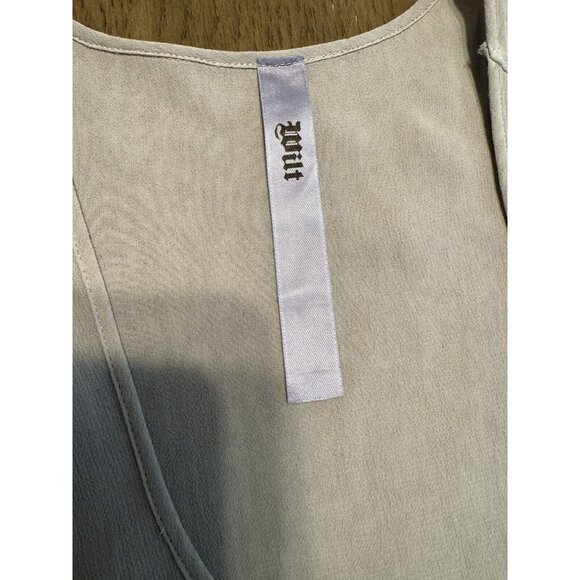 Wilt High Low Drop Waist Gray XS Pocket Tank Drape Layer Bubble Dress Fairy Boho - Picture 11 of 14